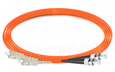 SPACECOM SC/UPC-FC/UPC 多模双纤光纤跳线-2.0mm LSZH