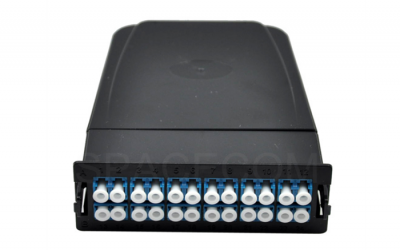 SPACECOM MPO-LC 24芯40G单模万兆高密度箱模块盒